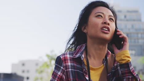 Mixed-race-woman-on-the-phone