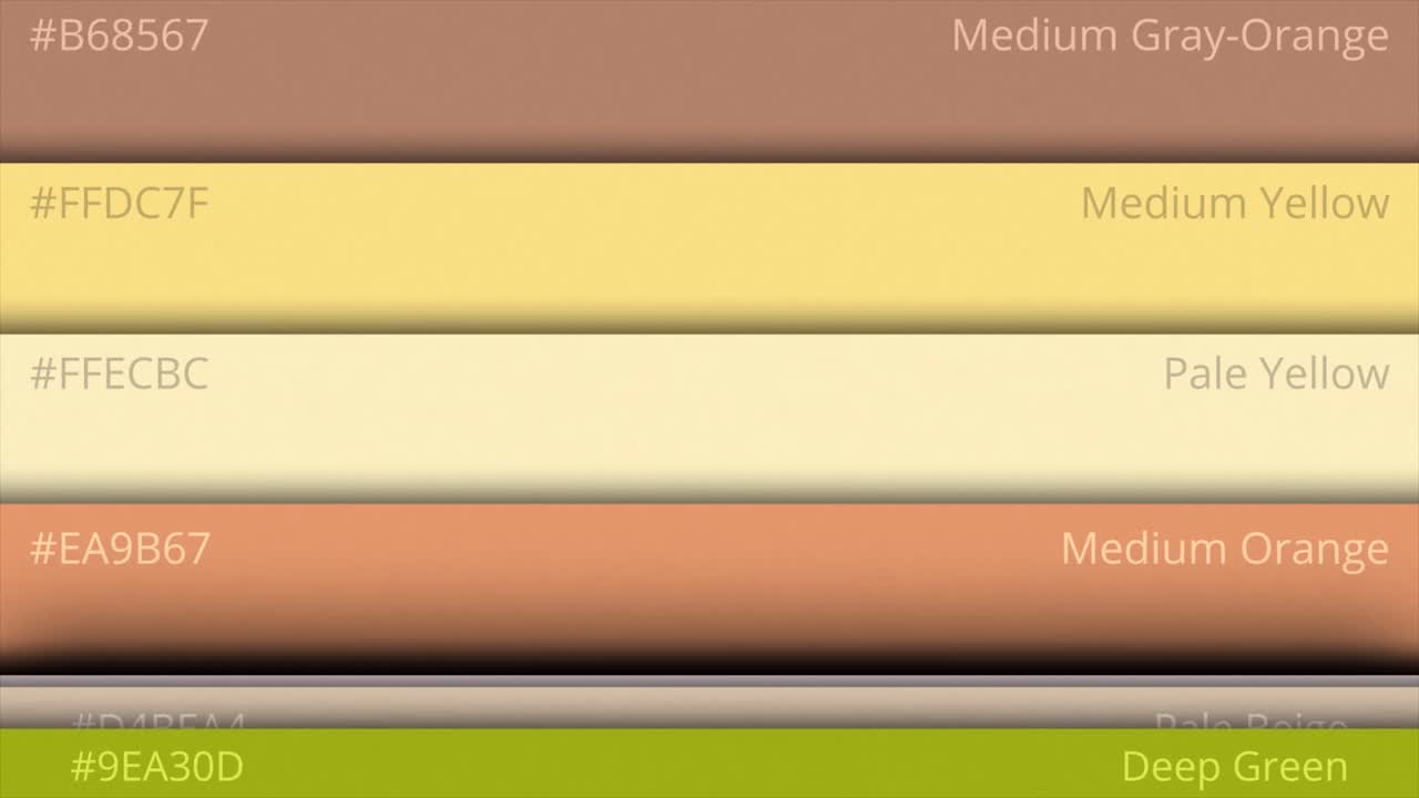 다양한 색상 스과 팔레트