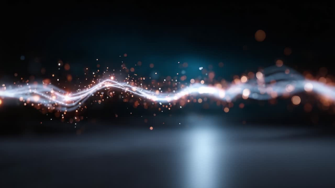 Dynamic Flow of Energy: A Stunning Visual Display of Sparkling Particles and Electric Currents Captured in Two Frames Highlighting Motion and Vivid Light Effects