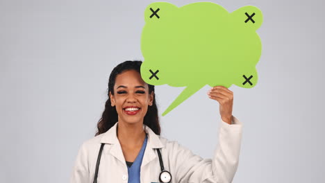 Doctor,-communication-and-speech-bubble-mockup
