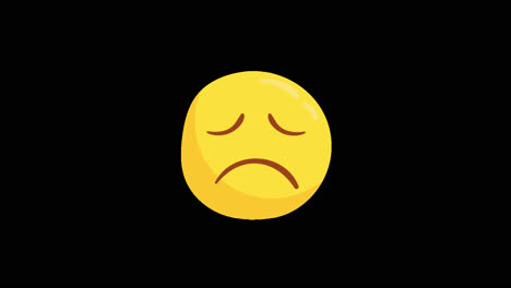 emoji con la faccia triste