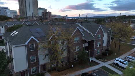 Modern-apartment-complex-in-downtown-urban-city-in-USA