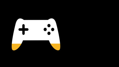 controller filled with yellow colour