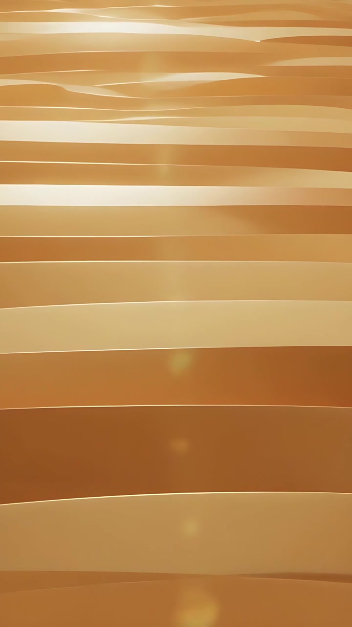 Vertical video: Showing slats reacting to light shift in room with shiny streaks and falling spots
