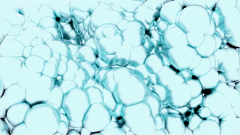 abstract light blue bubbles