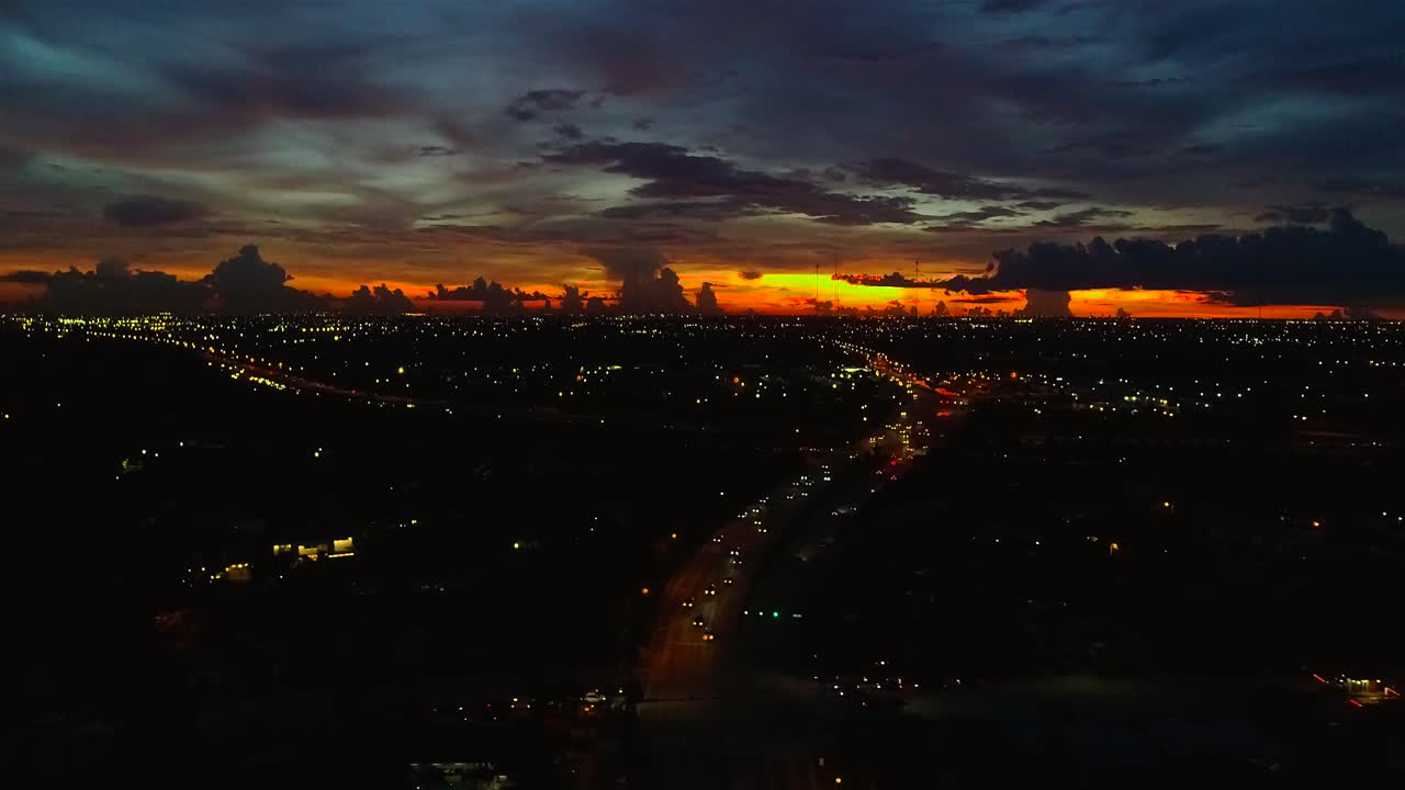 Sunset - Miami, FL - Highway 95 - Ives Dairy