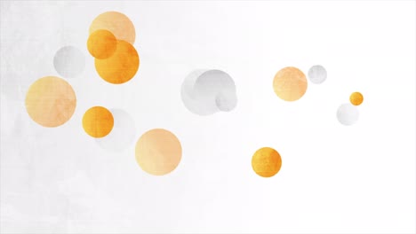 orange and grey grunge circles abstract motion background