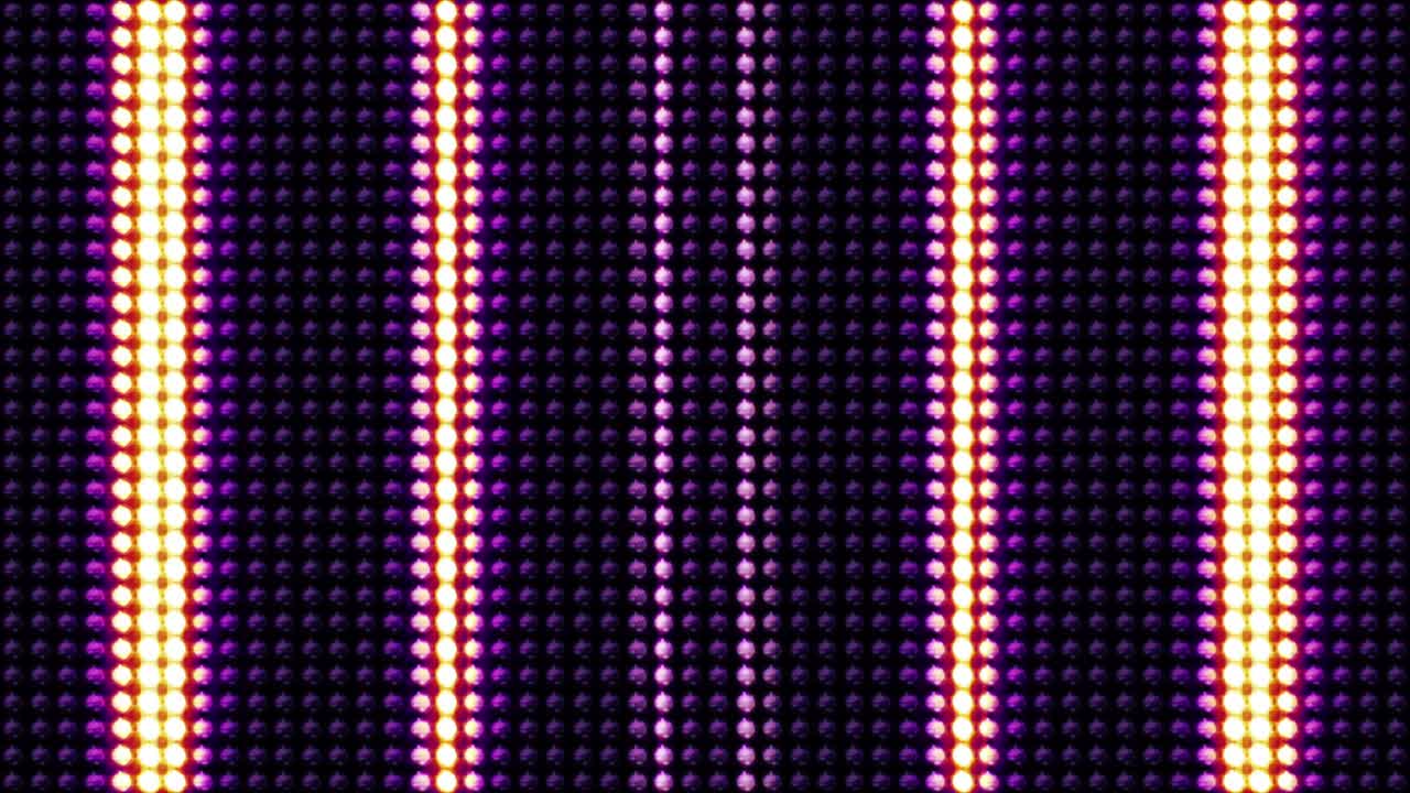 Lines Bulb Lights Background, Loop