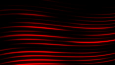 fondo de ondas de neón rojo abstracto con bucle