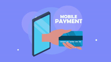 mobile payment with smartphone and credit card