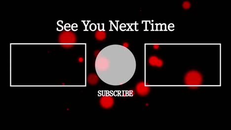 object lighting end card ending screen motion graphics