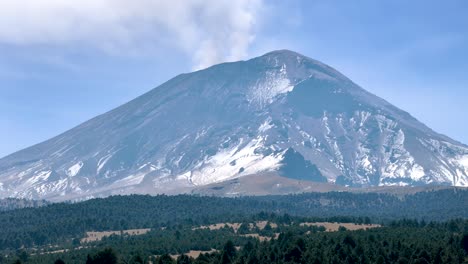 view-of-Popocatepetl-volcano-in-mexico