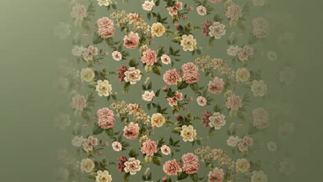 floral pattern with roses