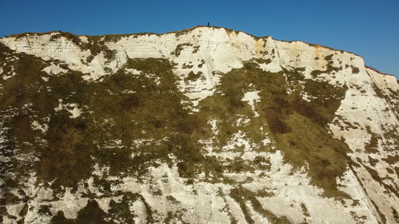 Scenic View of a Chalk Cliff