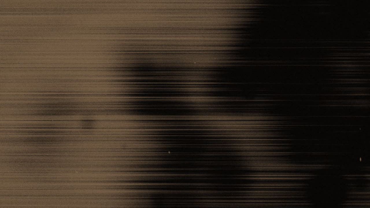 animación de múltiples manchas blancas y líneas que se mueven en un bucle sin costuras en negro y marrón