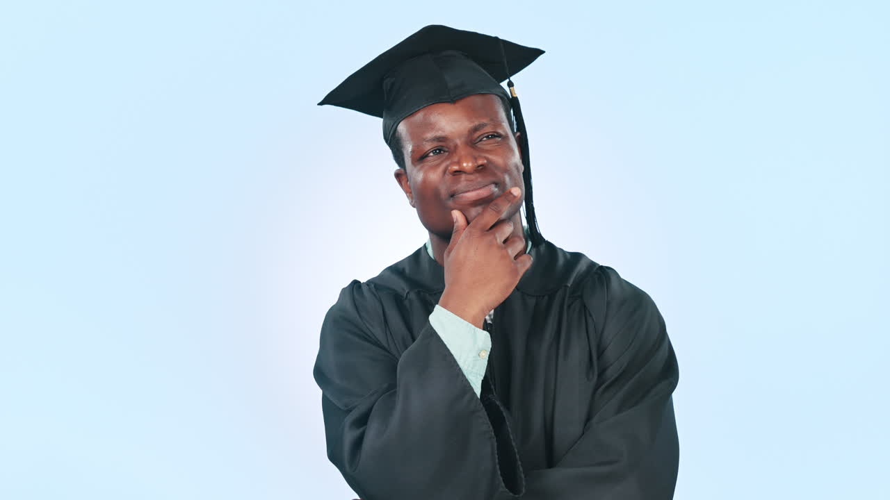 Graduate, student and thinking on future