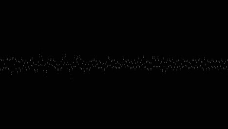 un simple efecto de visualización de audio en blanco y negro-23
