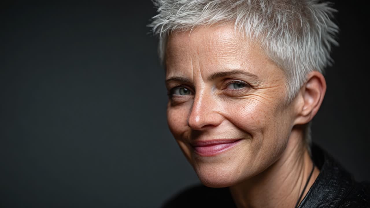 A Captivating Portrait Series Showcasing the Transformation of an Individual Through Expressions in Two Frames