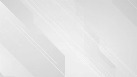animación de video abstracta minimalista geométrica en gris y blanco
