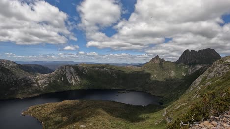 Timelapse-of-Cradle-Mountain---Marion's-Lookout---Tasmania---Australia