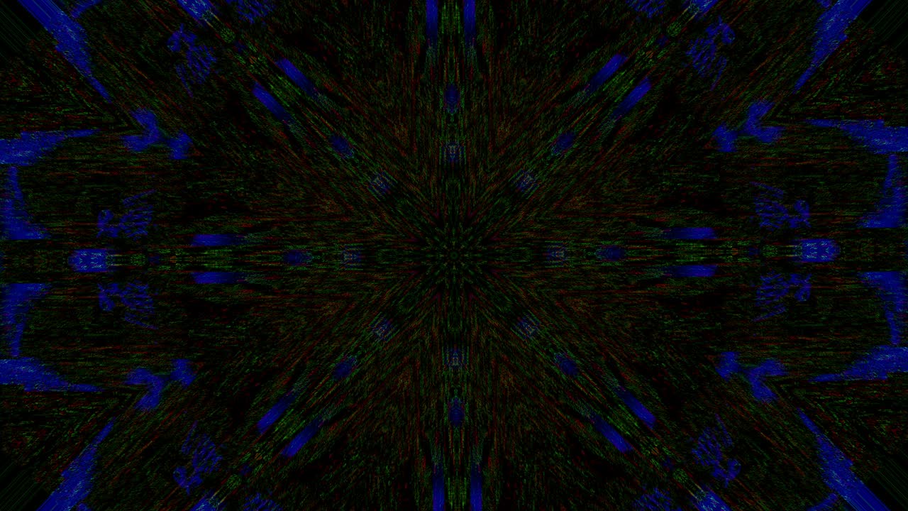 Sfondo caleidoscopico geometrico nostalgico psichedelico scintillante