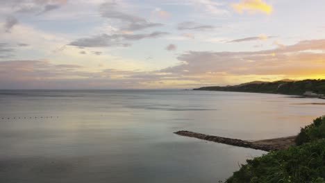 Puesta-De-Sol-Sobre-El-Mar-De-Japón-Desde-La-Isla-Awaji