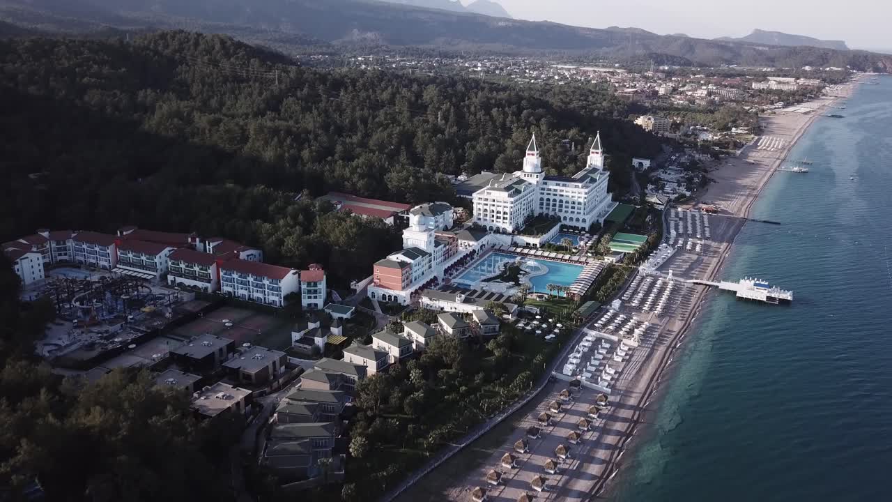 complejo de playa de lujo en turquía