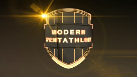 modern pentathlon - orange