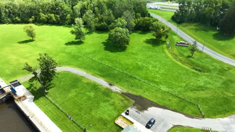 a rest stop off of the new york state highway system