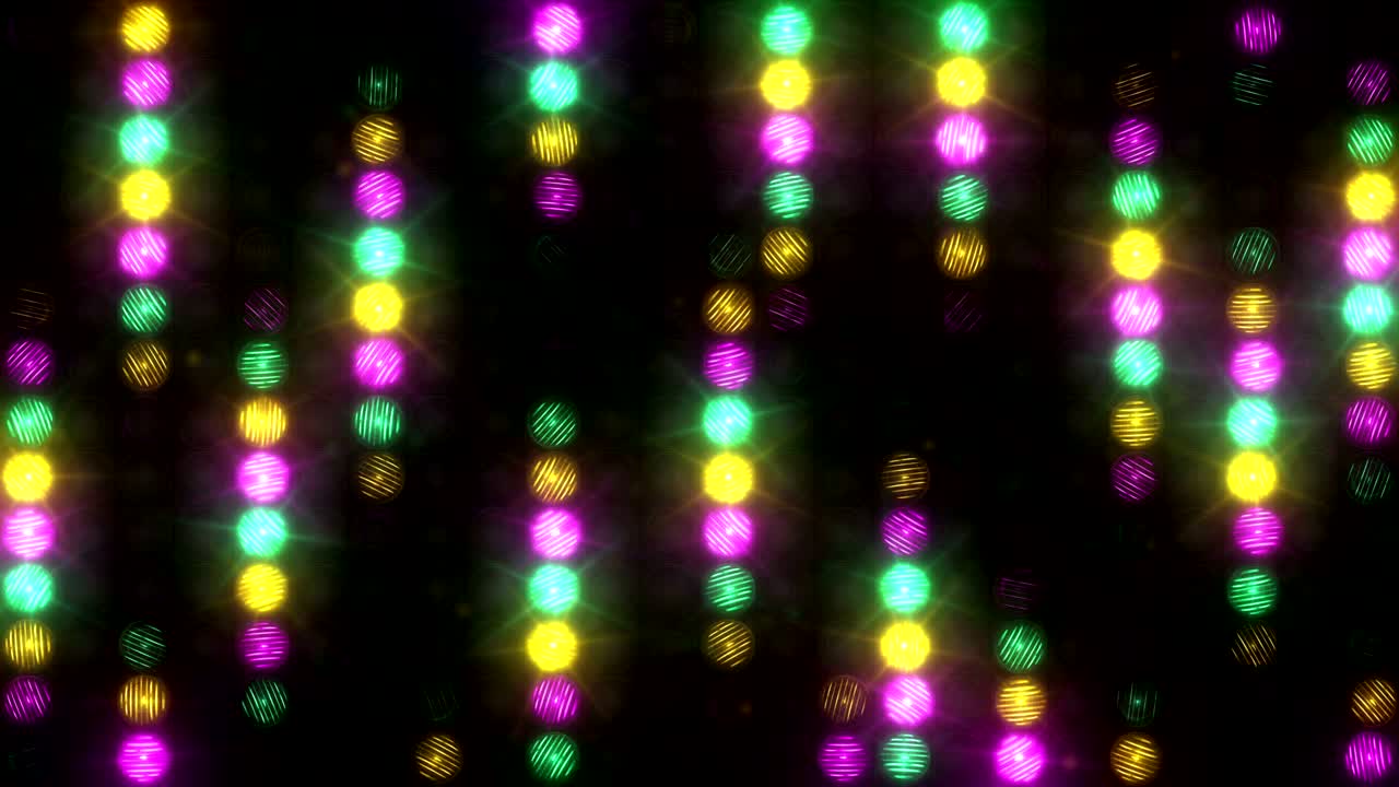 Vertically creeping stripes of the wall of light. looped
