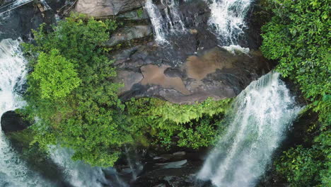 Waterfall-in-lush-green-jungle-of-Cambodia