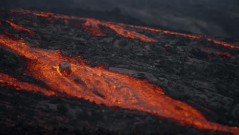 4k drone aerial video of iceland volcanic eruption 2021