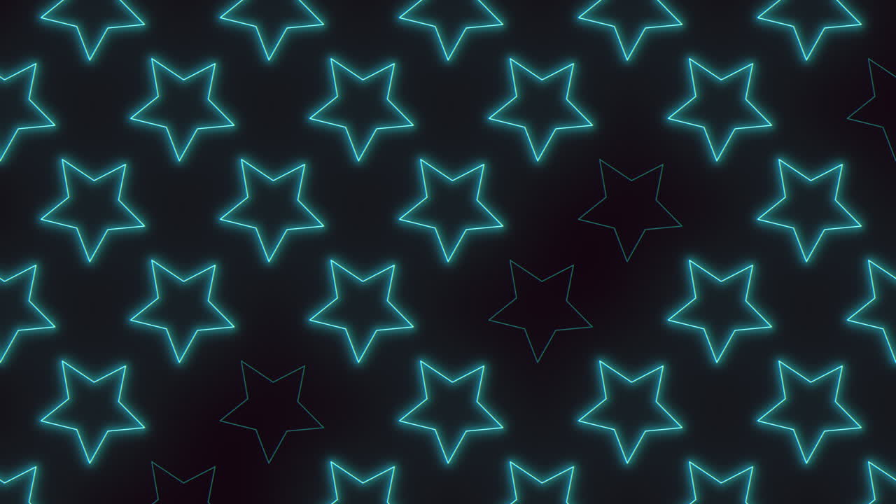 A striking image displaying a pattern of shimmering blue stars set against a dark background, creating a celestial and enchanting atmosphere