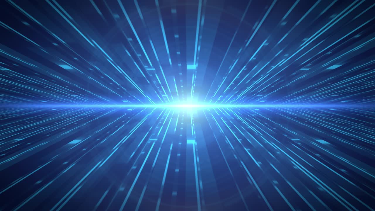 fondo de bucle técnico abstracto con líneas y luz