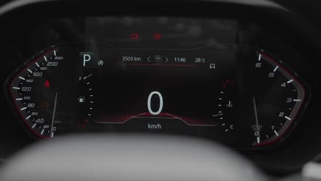 interior de coche moderno, tablero de instrumentos del coche, maxus d90