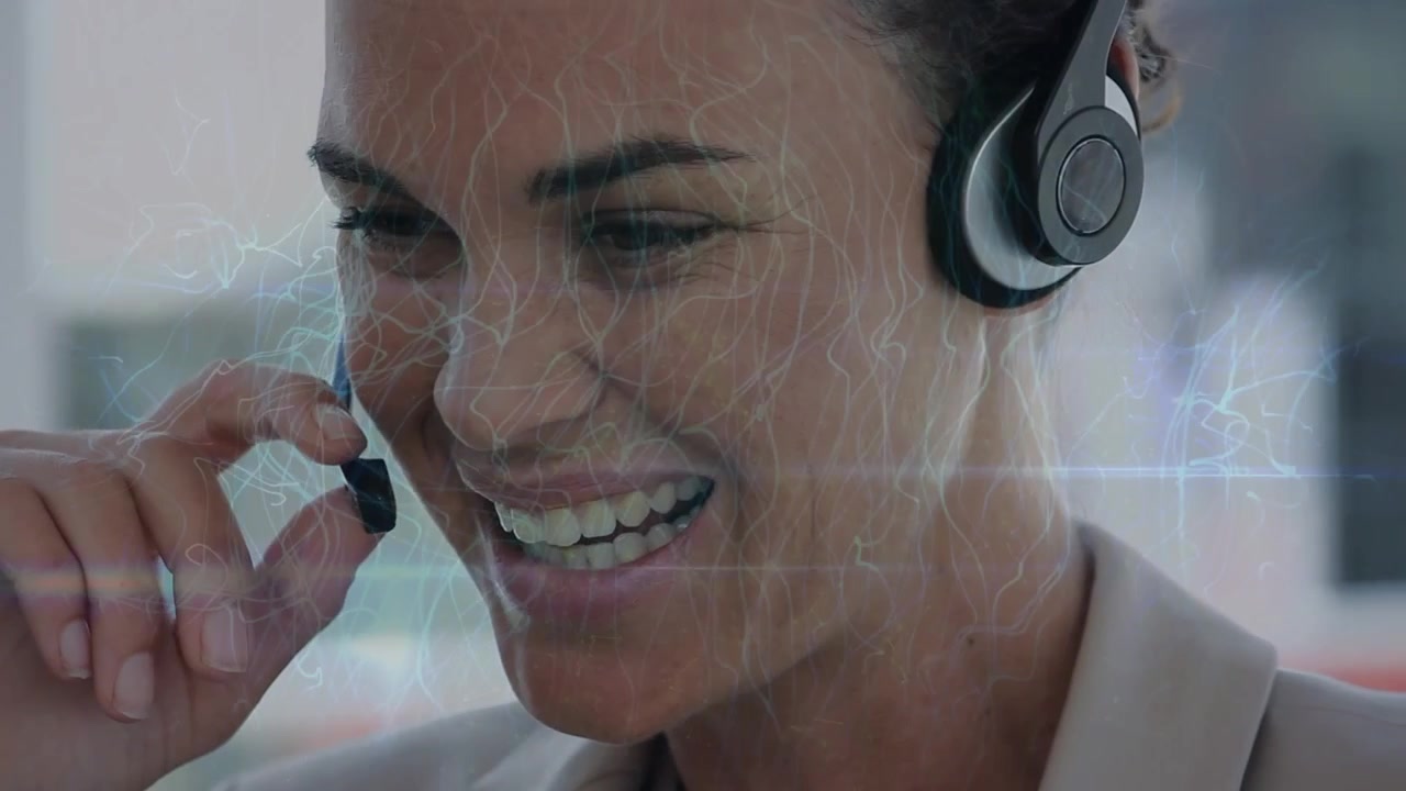 Animação de estatísticas e processamento de dados em plano de fundo cinza