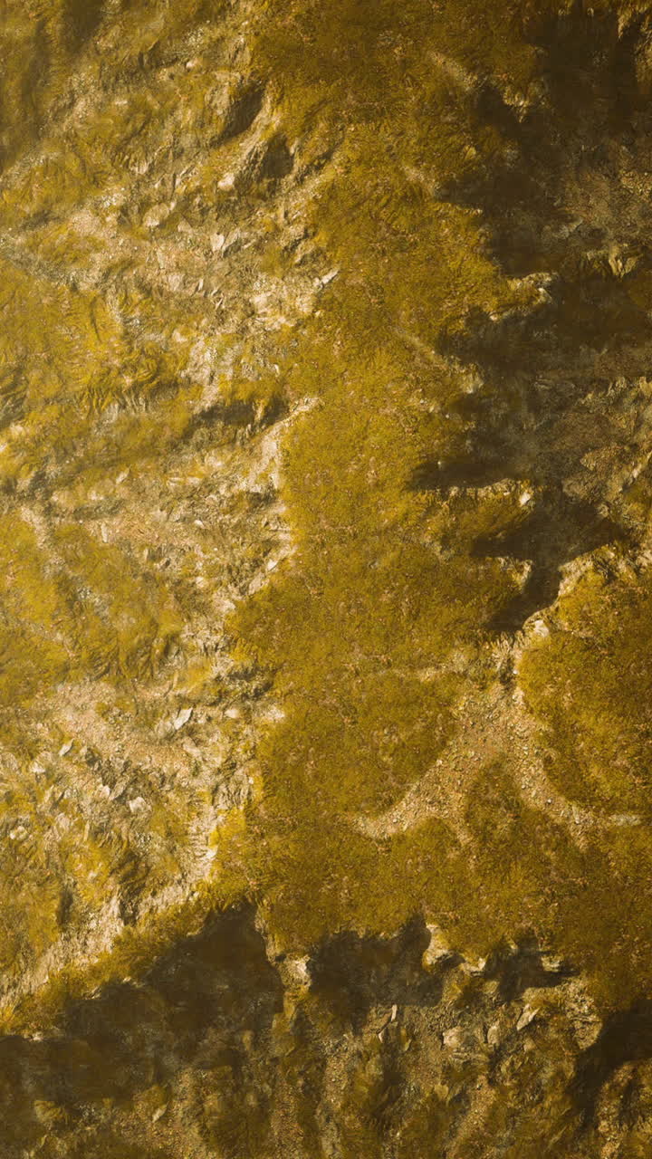 vista aérea de una colina cubierta de hierba
