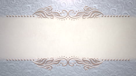 closeup vintage frame with flowers motion with wedding background 12