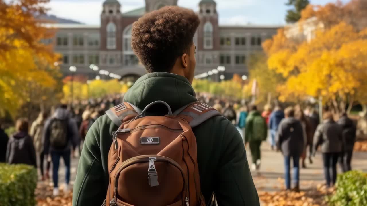 College Campus in the Fall