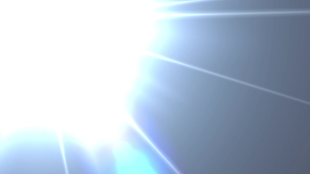 Effetto Bagliore Lente Luminoso in Movimento su Sfondo Scuro