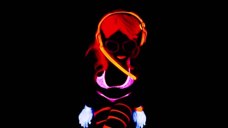mujer uv brillante 05
