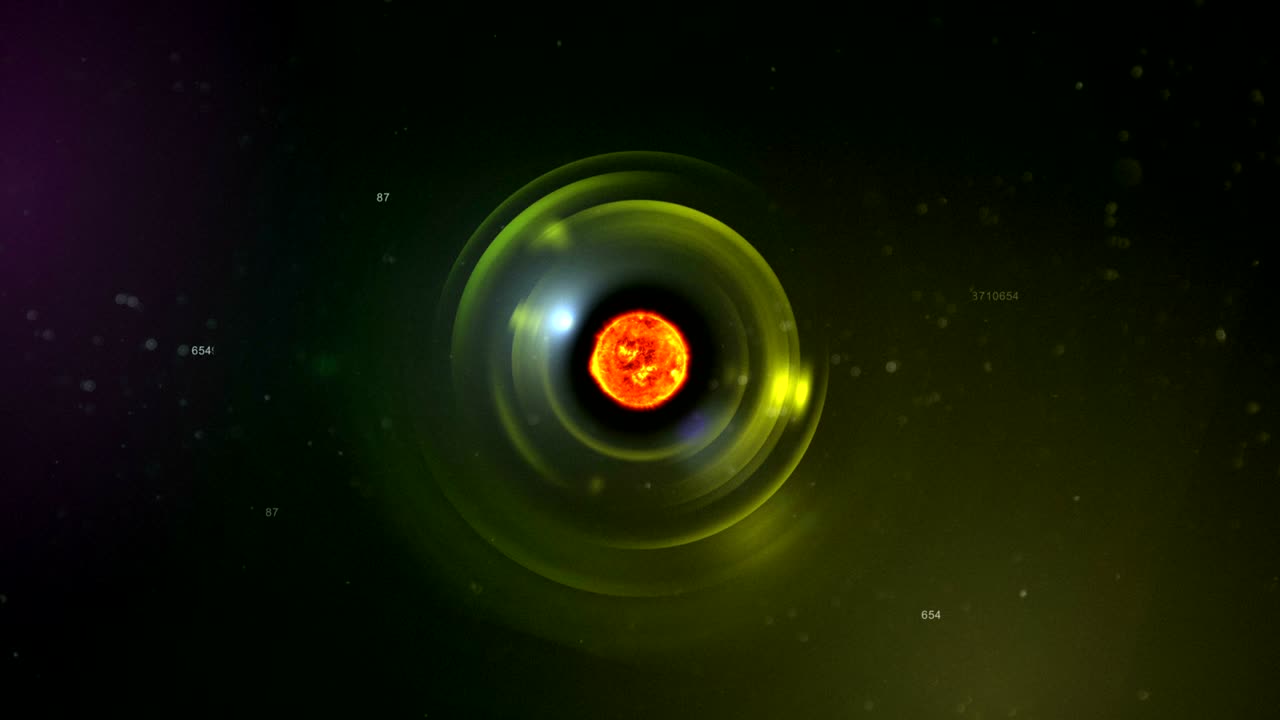 태양과 렌즈 플레어