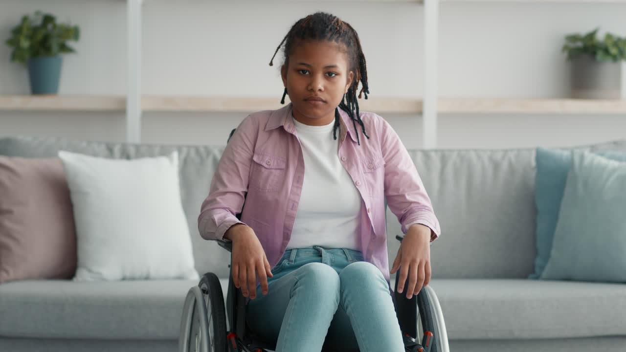 Young Woman in Wheelchair