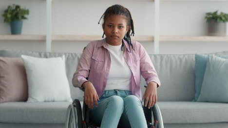 young woman in wheelchair