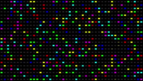 glowing colorful neon led display lights.