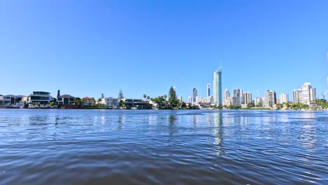 scenic river cruise with city skyline views