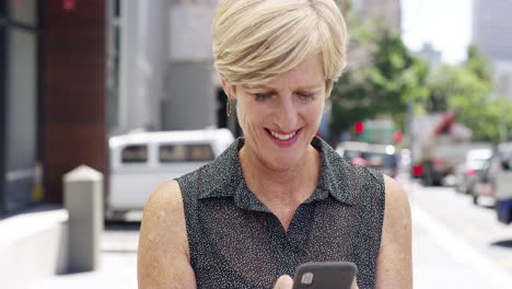 her phone keeps her connected