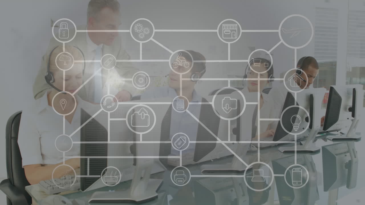 Network of data and connections