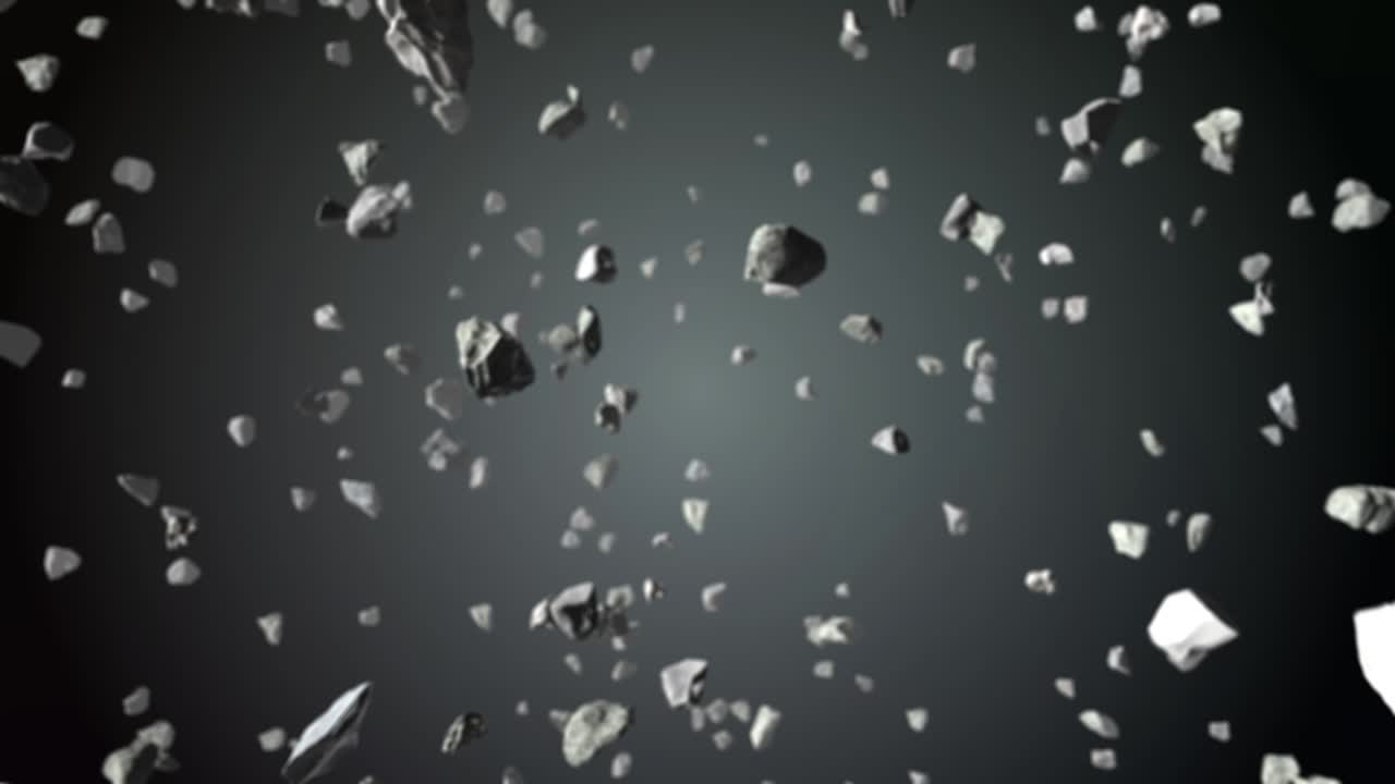 3D Motion Background – Rocks