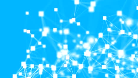 4k abstract blockchain concept.